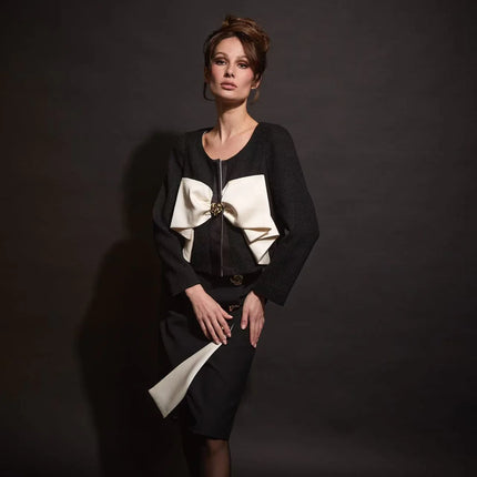 Cropped Bow Jacket