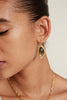 Elizabeth Drop Earrings Gold Labradorite
