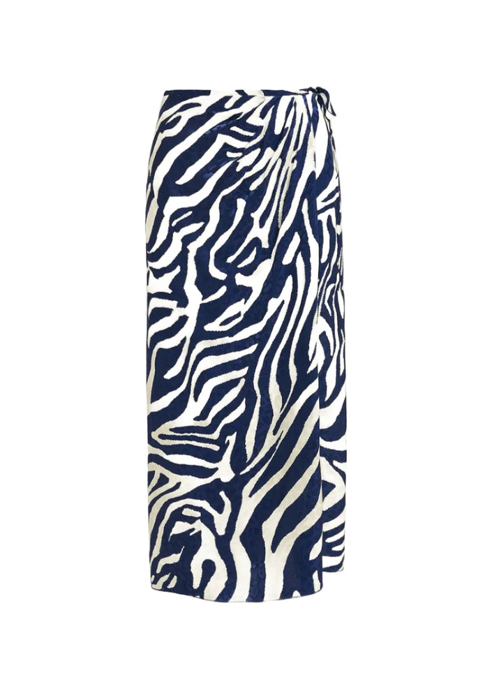Flavia Midi Length Tie Skirt
