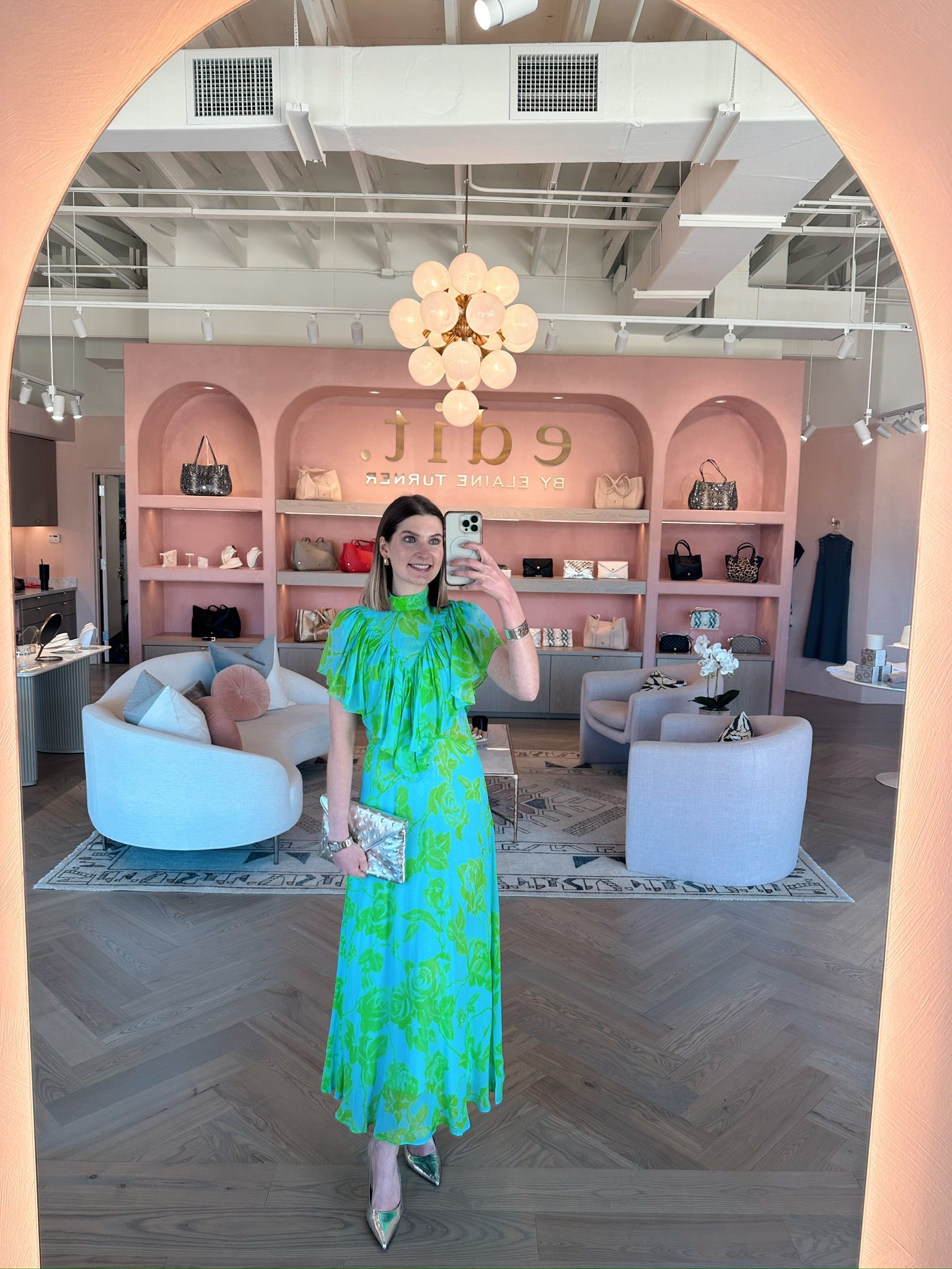 Essentiel Antwerp- Honolulu Ruffle Midi Dress