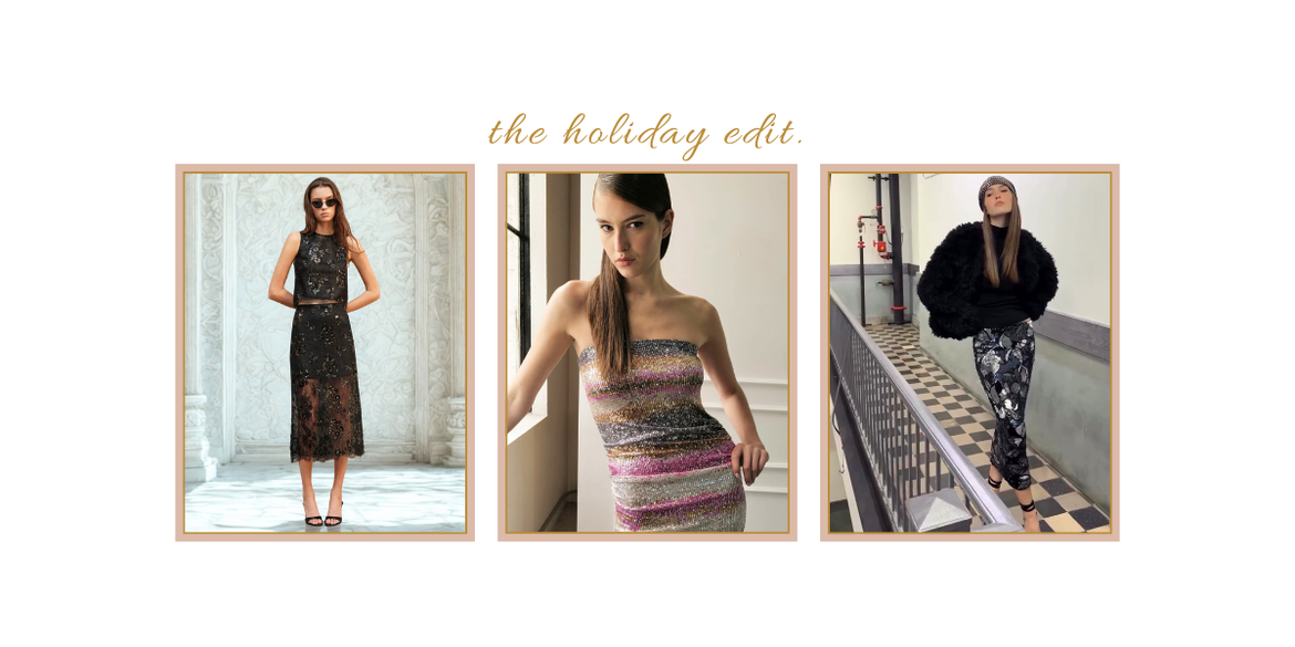 The Holiday edit. - Edit by Elaine Turner