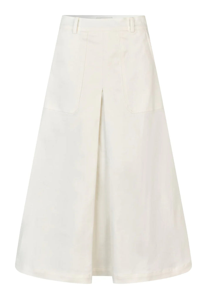 Dinessadea Denim Skirt- White