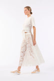 Sunflowers Pleated Skirt