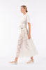 Sunflowers Pleated Skirt