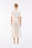 Sunflowers Pleated Skirt