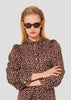 Rivoltina Brown with White Polka Dot Dress