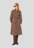 Rivoltina Brown with White Polka Dot Dress