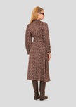Rivoltina Brown with White Polka Dot Dress