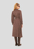 Rivoltina Brown with White Polka Dot Dress