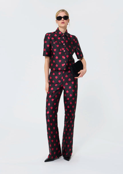 Carolane Black Heart Shirt