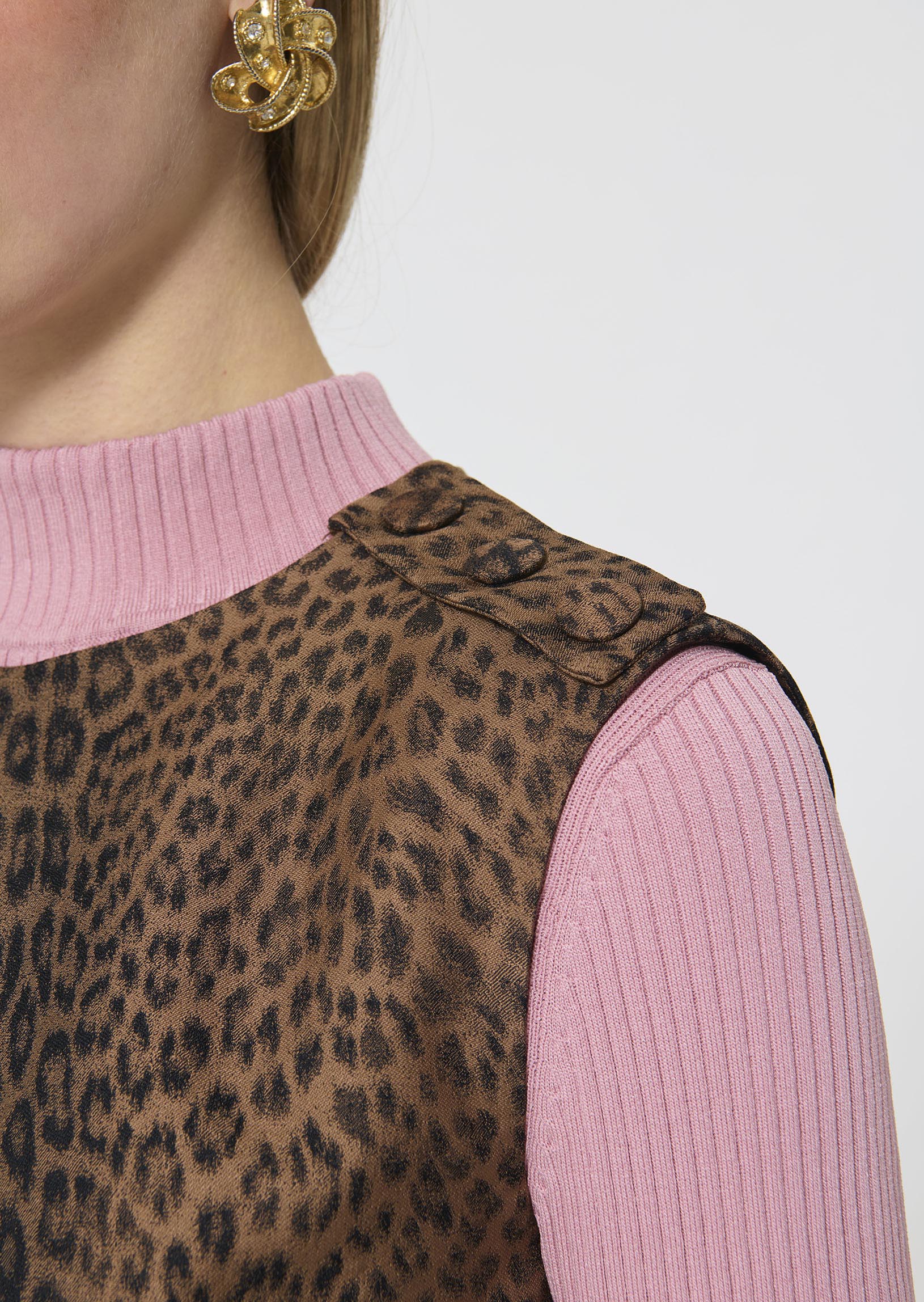 Rohane Cheetah Print Dress