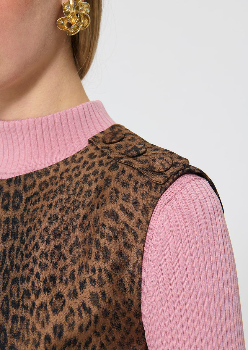 Rohane Cheetah Print Dress