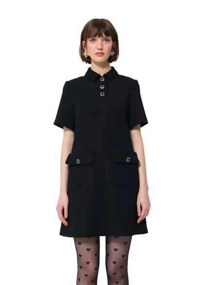Tara Jarmon - Roanne Black Dress - Edit by Elaine Turner