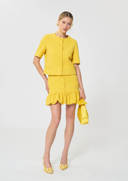 Josie Skirt- Frothy Crepe Mimosa