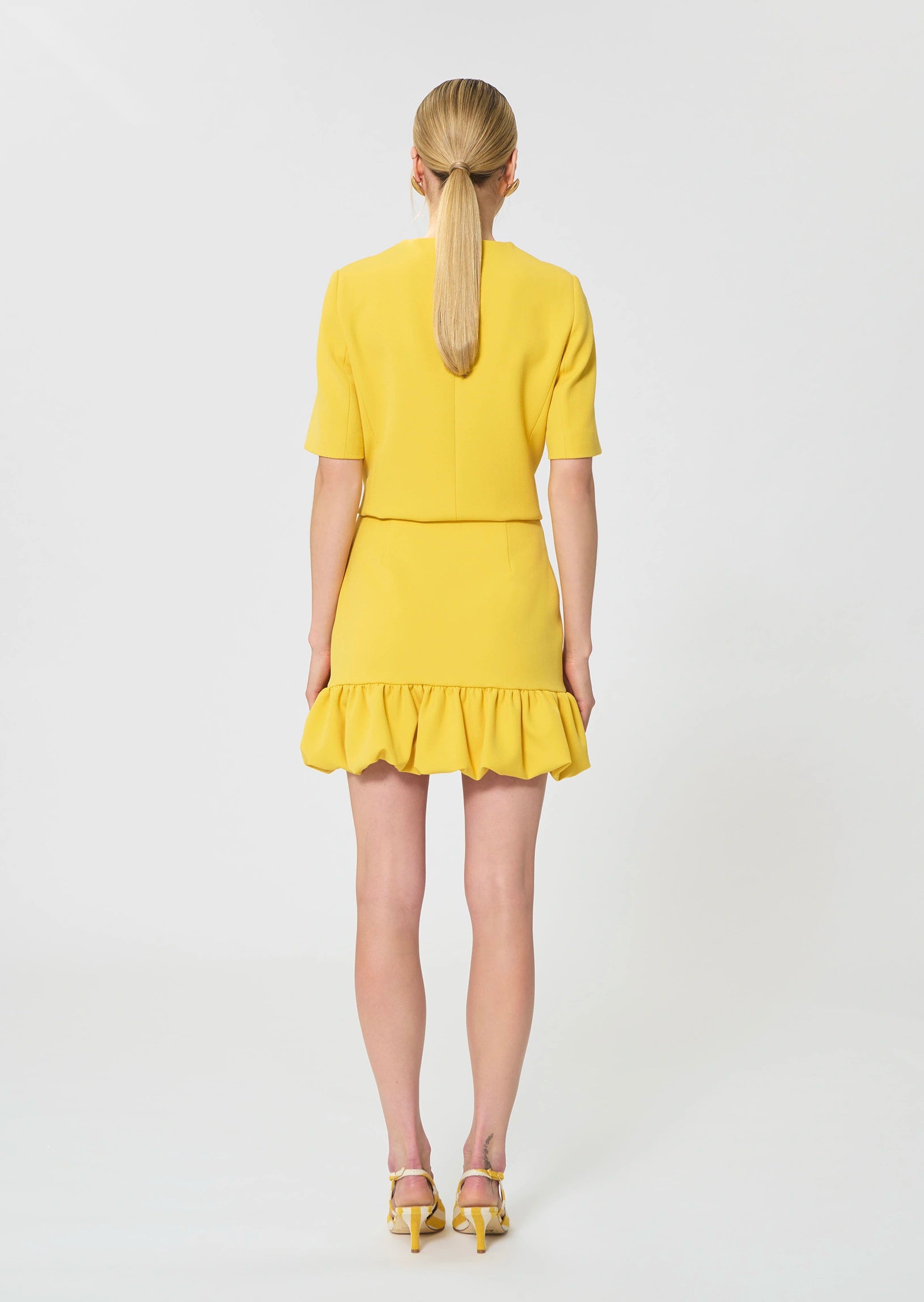 Josie Skirt- Frothy Crepe Mimosa