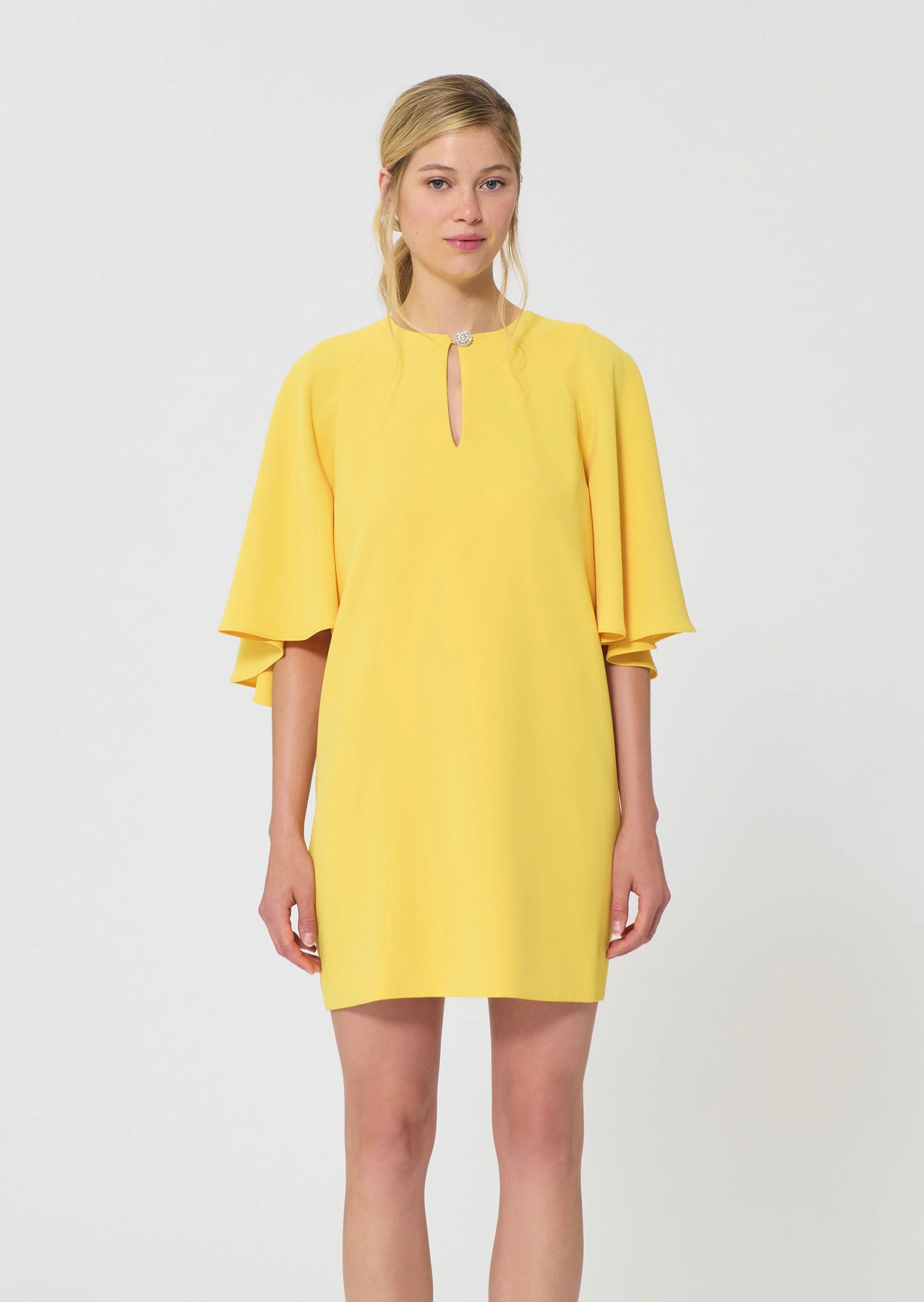 Renetta Mimosa Crepe Dress - Edit by Elaine Turner