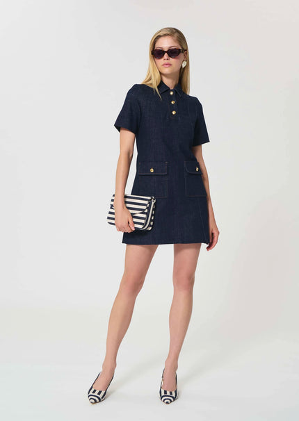 Roanne Raw Denim Dress