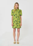 Tara Jarmon Rudy Dark Green Floral Print Dress - Edit by Elaine Turner