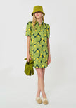 Tara Jarmon Rudy Dark Green Floral Print Dress - Edit by Elaine Turner