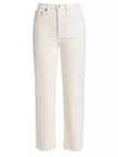 70's Stove Pipe Jeans- Vintage White