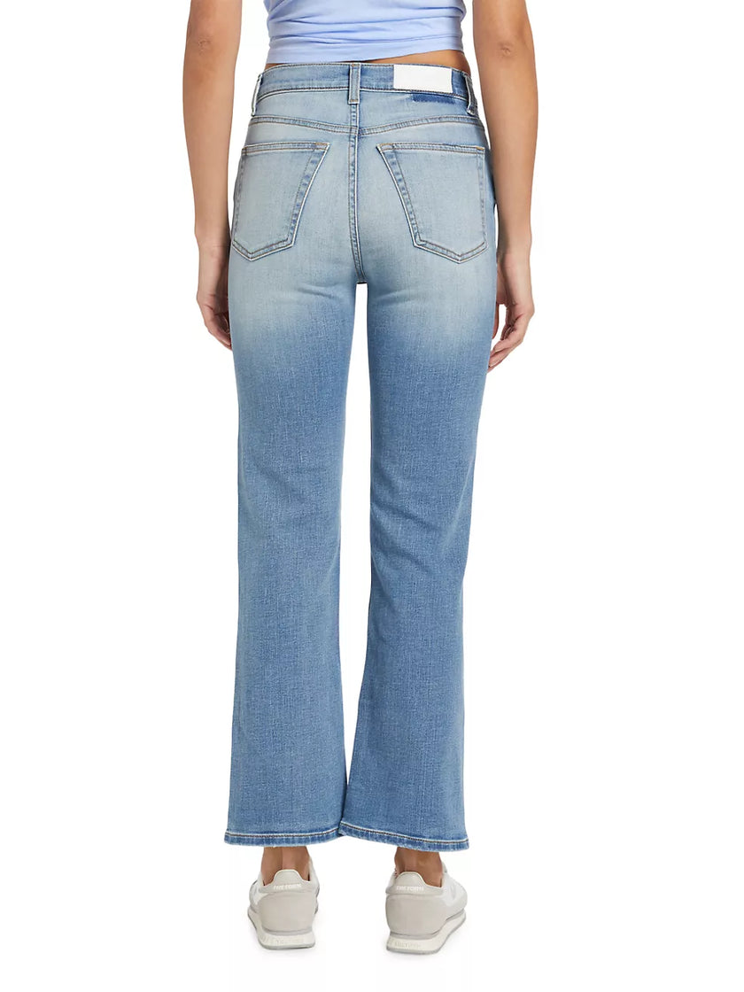 70's Crop Boot Cut Jeans- West Coast Fade