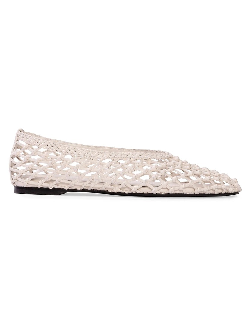 Black Suede Studio- Sonia- Coconut Woven Leather - Edit by Elaine Turner