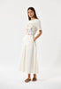 Dinessadea Denim Skirt- White