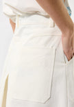 Dinessadea Denim Skirt- White