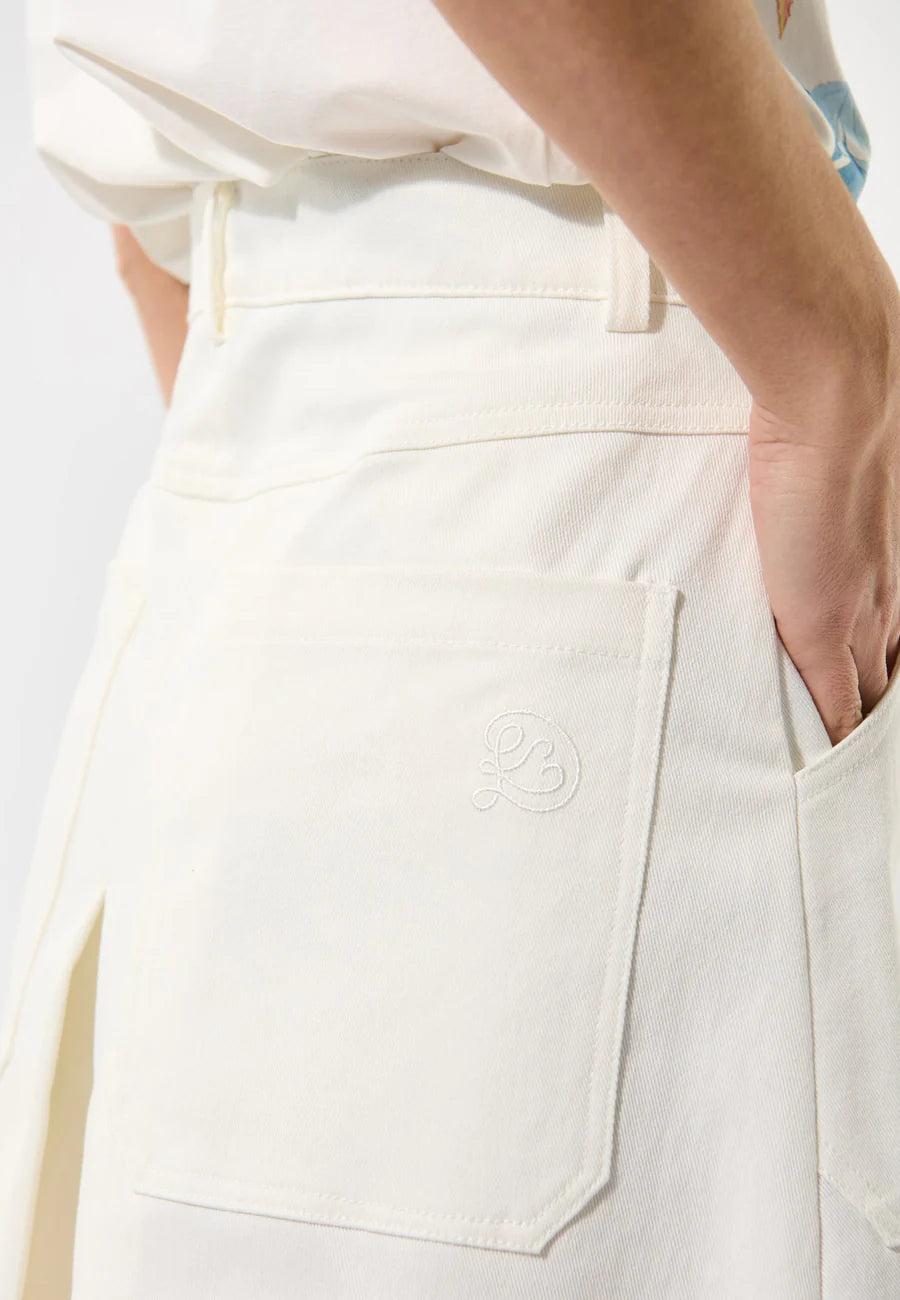 Dinessadea Denim Skirt- White