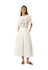 Dinessadea Denim Skirt- White