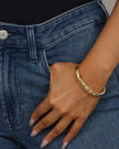 Ashley Hinge Cuff- Gold