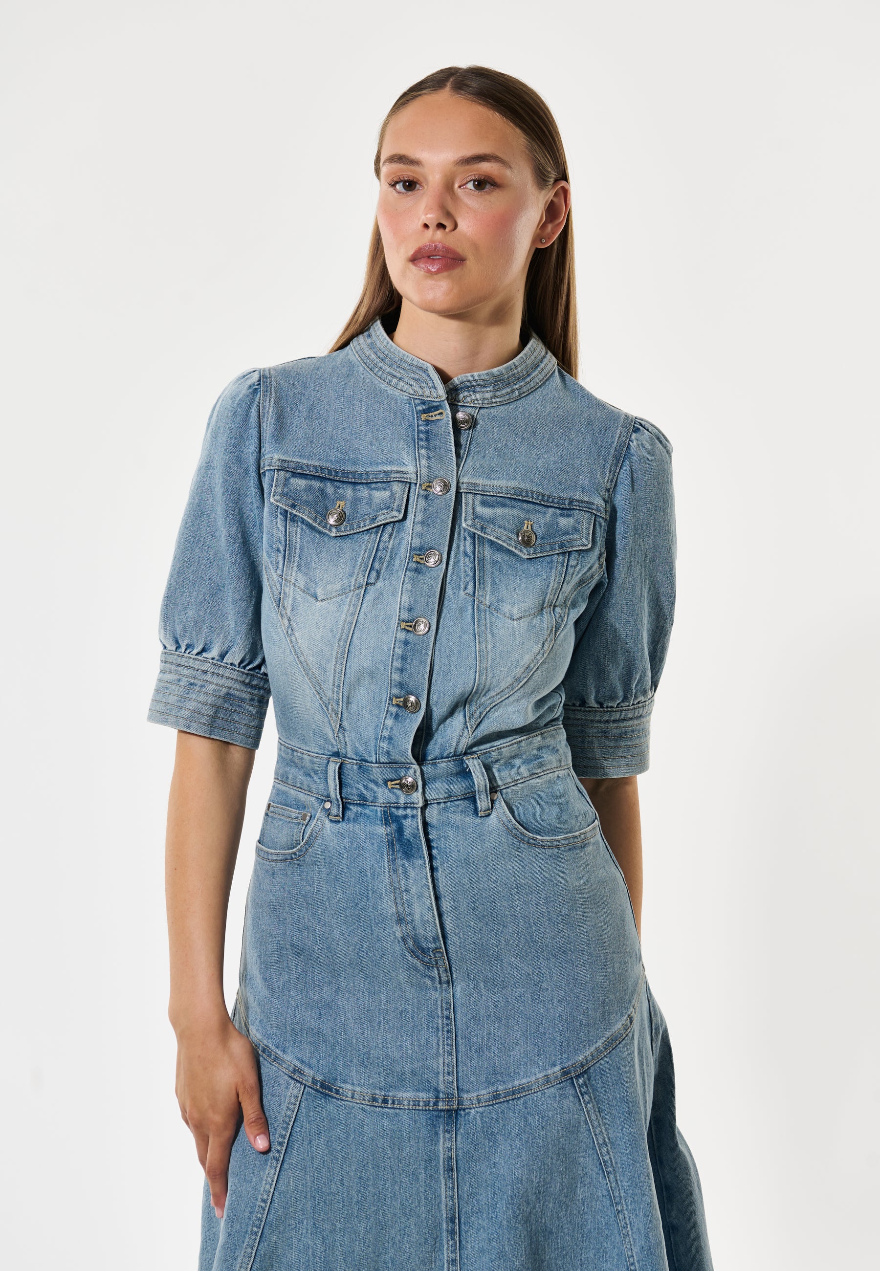Dea Kudibal- Selenadea Denim Dress - Edit by Elaine Turner