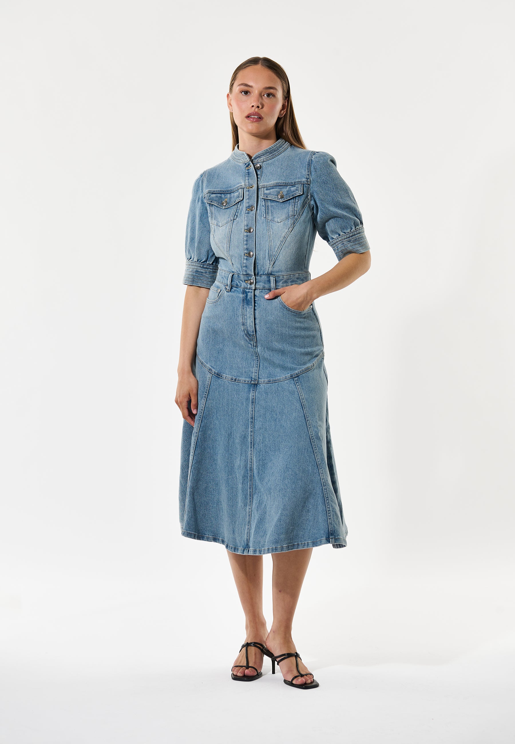 Dea Kudibal- Selenadea Denim Dress - Edit by Elaine Turner