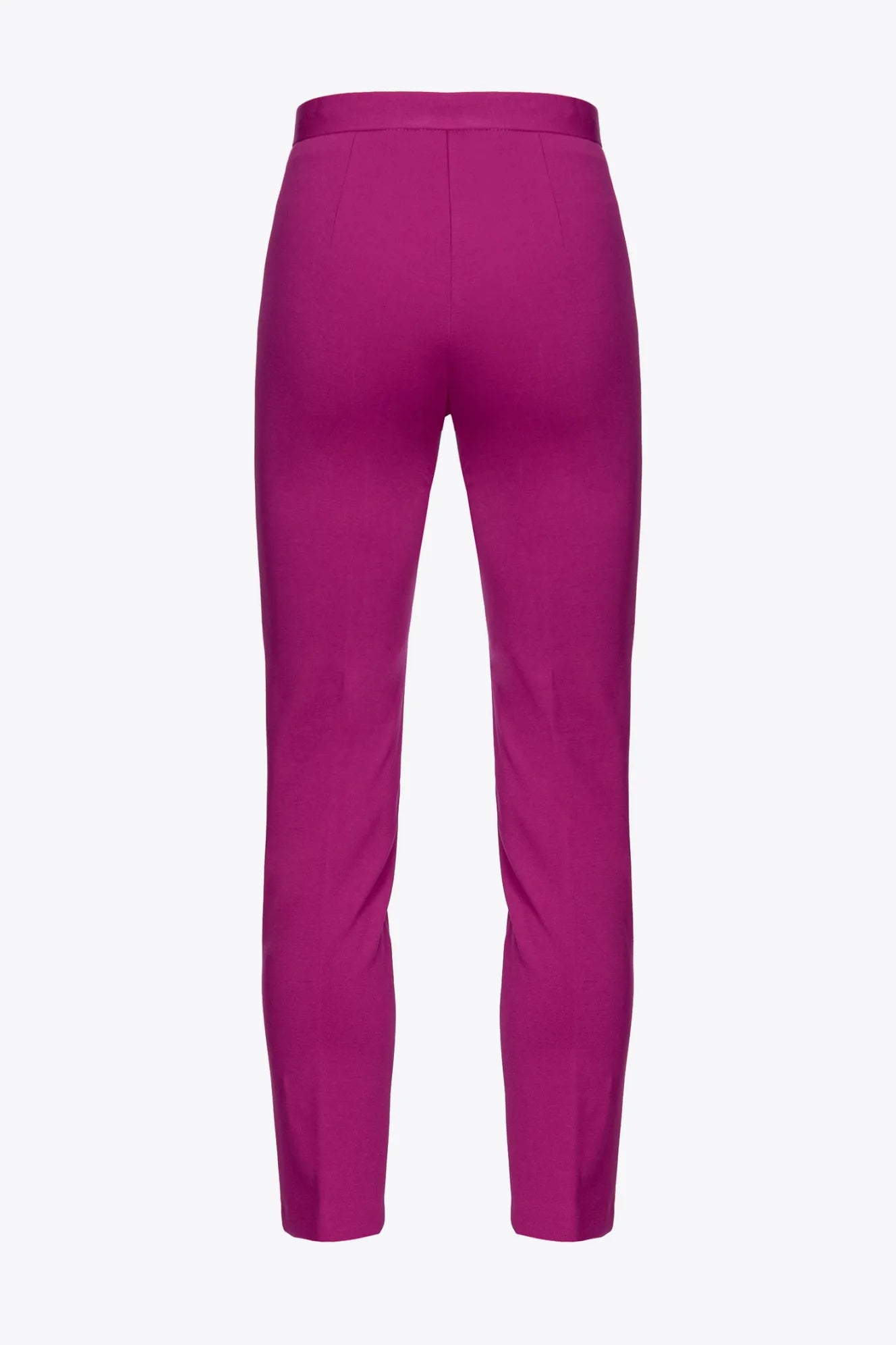 Slim Fitting Magenta Trousers