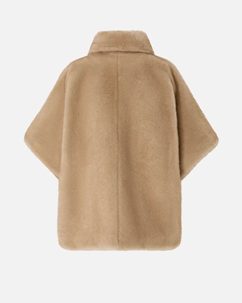 Faux Fur Cape