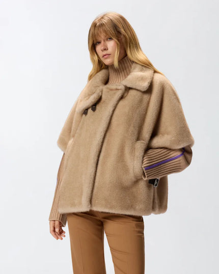 Faux Fur Cape