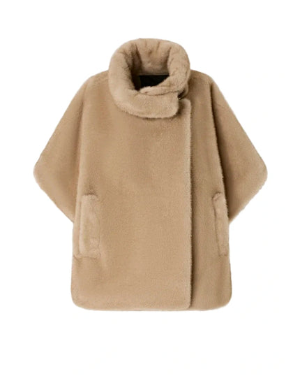 Faux Fur Cape