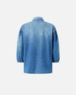 Puff Sleeve Denim Shirt