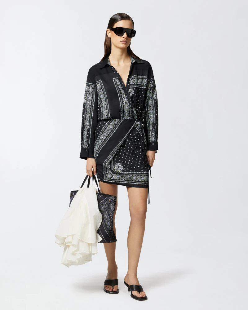 Mini Bandana Western Dress