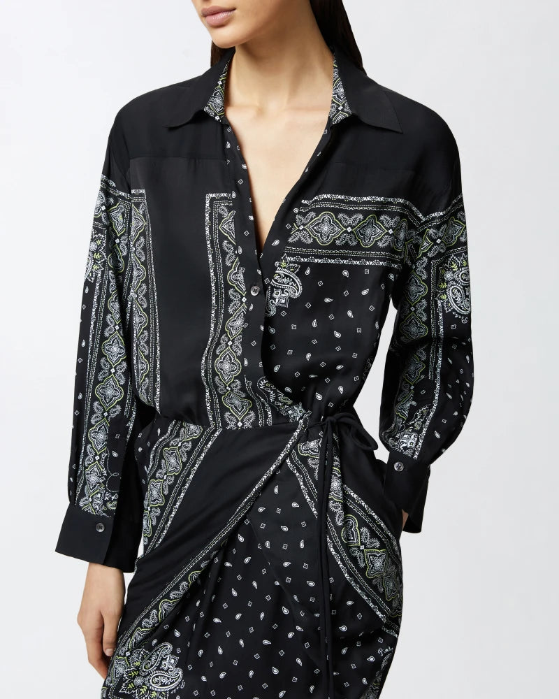 Mini Bandana Western Dress