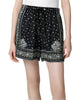 Bandana Print Shorts
