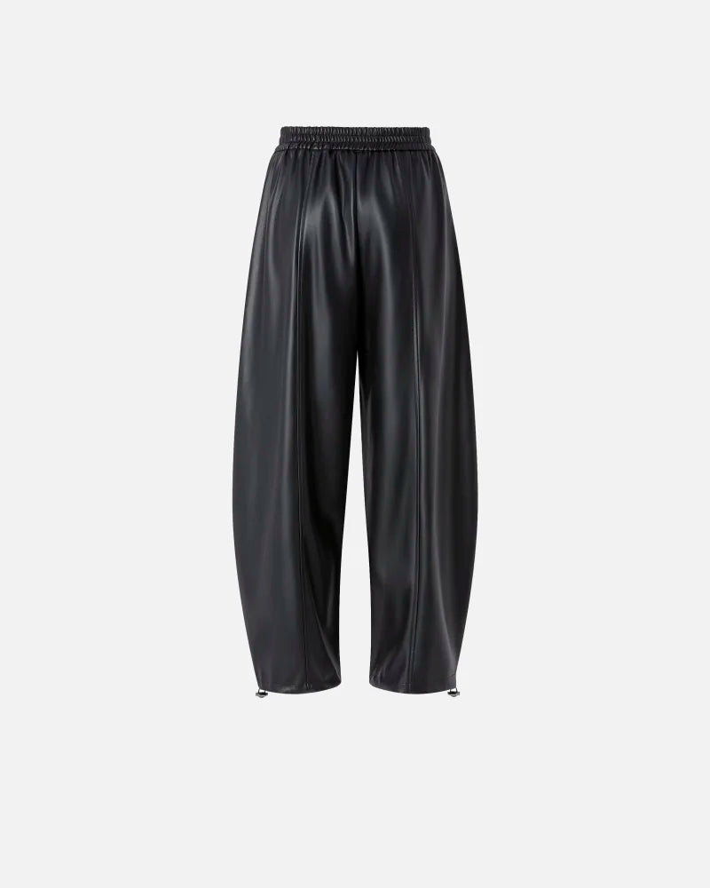 Faux Leather Balloon Trousers