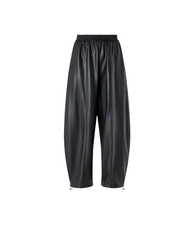 Faux Leather Balloon Trousers