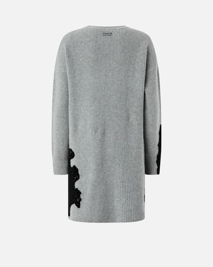 Knit Lace Mini Dress