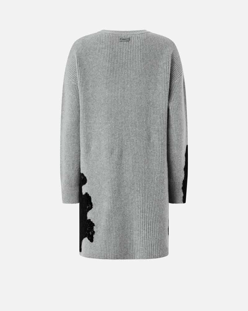 PINKO Knit Lace Mini Dress