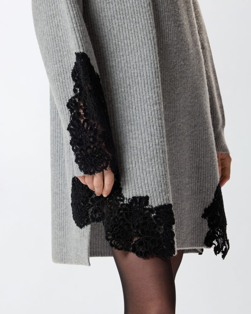 PINKO Knit Lace Mini Dress