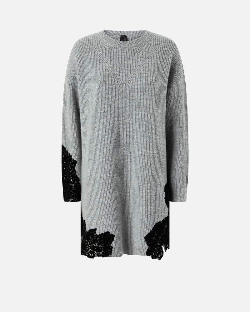 pinko knit dress PINKO Knit Lace Mini Dress