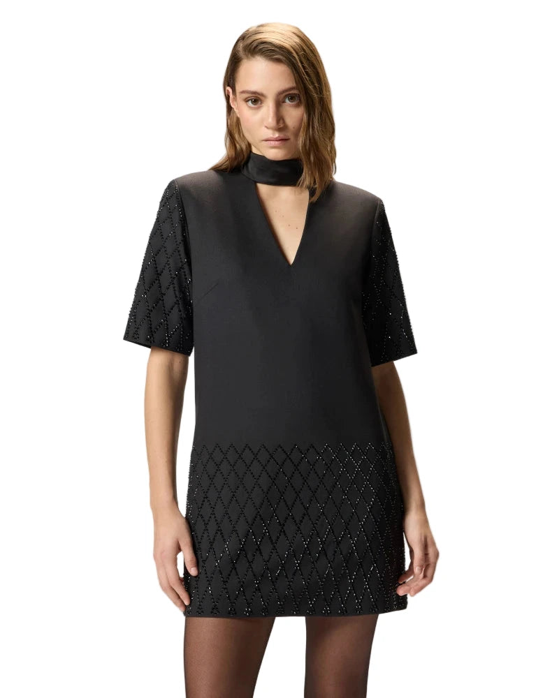 T-Shirt Rhinestone Dress