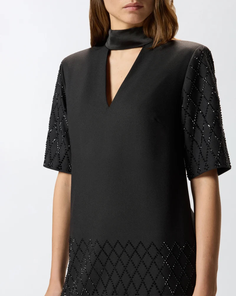 T-Shirt Rhinestone Dress