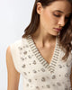 Rhinstone Knit Vest